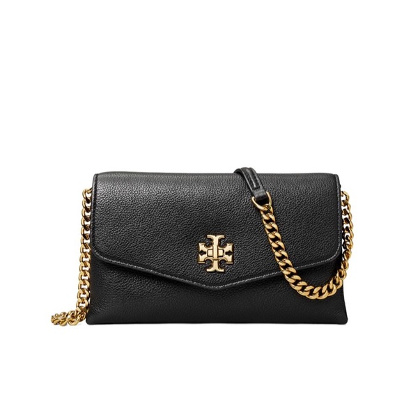 Tory Burch Handbags - Tory Burch Kira Leather Chain Wallet. Black.